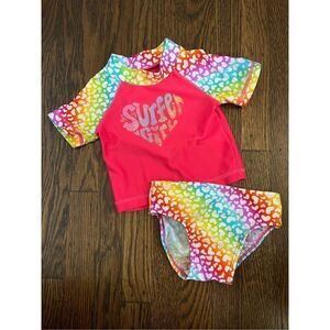 JOE BOXER Bay Infant Toddler 18 Months 2-piece Rashguard Swimsuit BUY 2 GET 1 FR